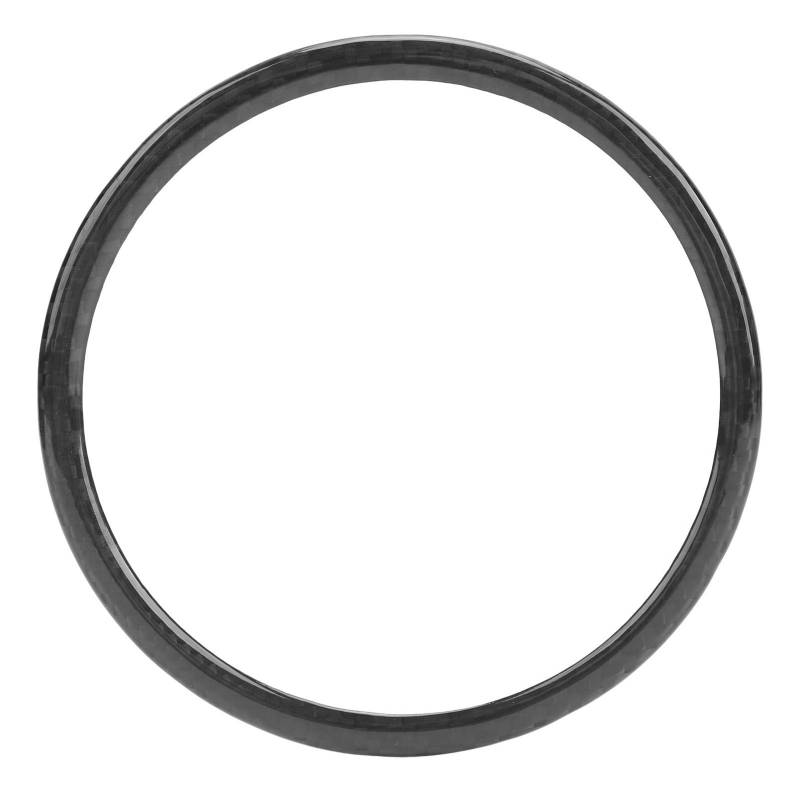 TKSE Lenkradrad -Trimmring Ring Carbon Faserlenkradmitte Panel Ring Aufkleber Ersatz für F.IAT 500 2020 Bis 2023 von TKSE