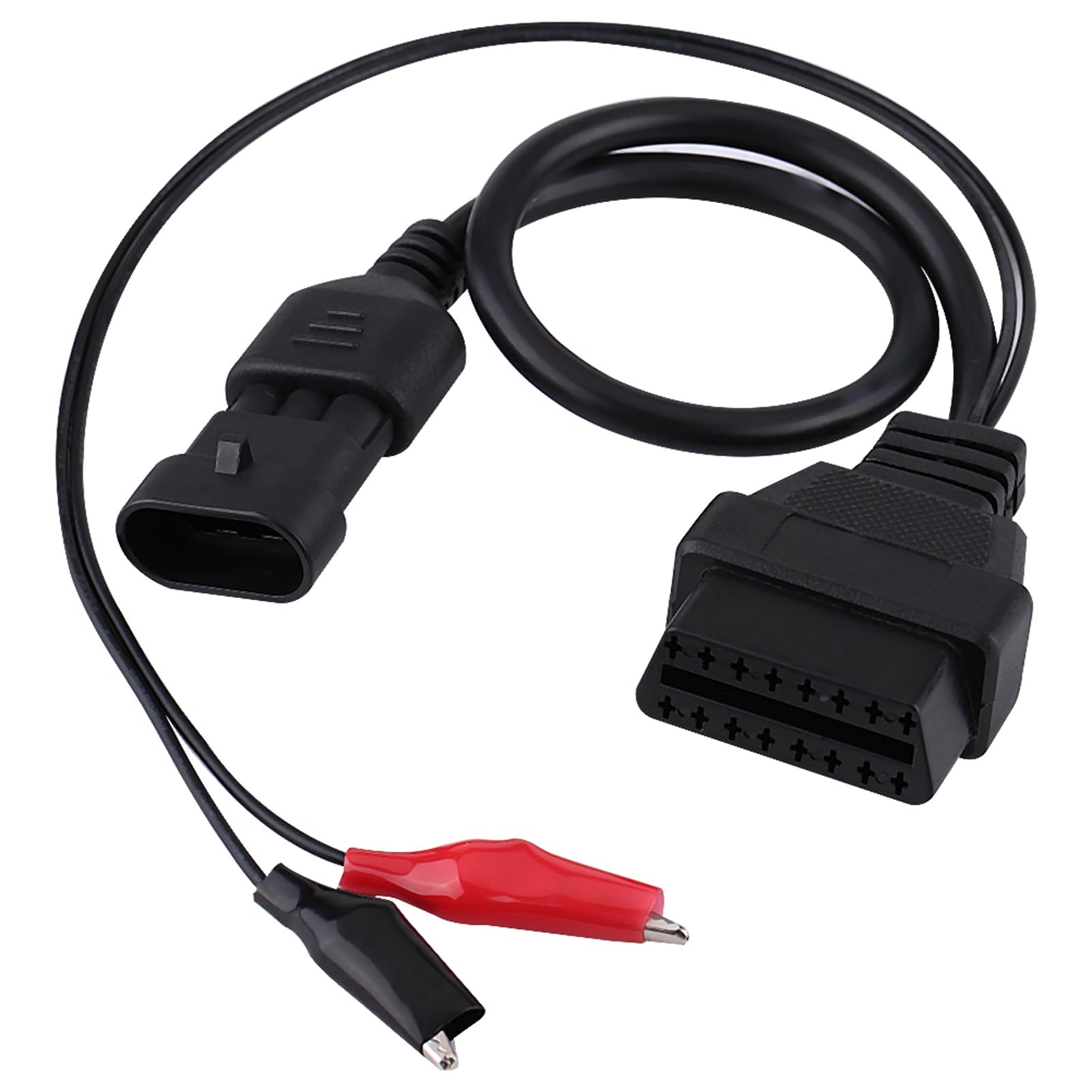 TKSE OBD2 Diagnosekabel, 3pin auf 16pin Diagnosekabeladapter, OBD2 Adapteranschluss Diagnosekabel Für Fiat Alfa Lancia von TKSE