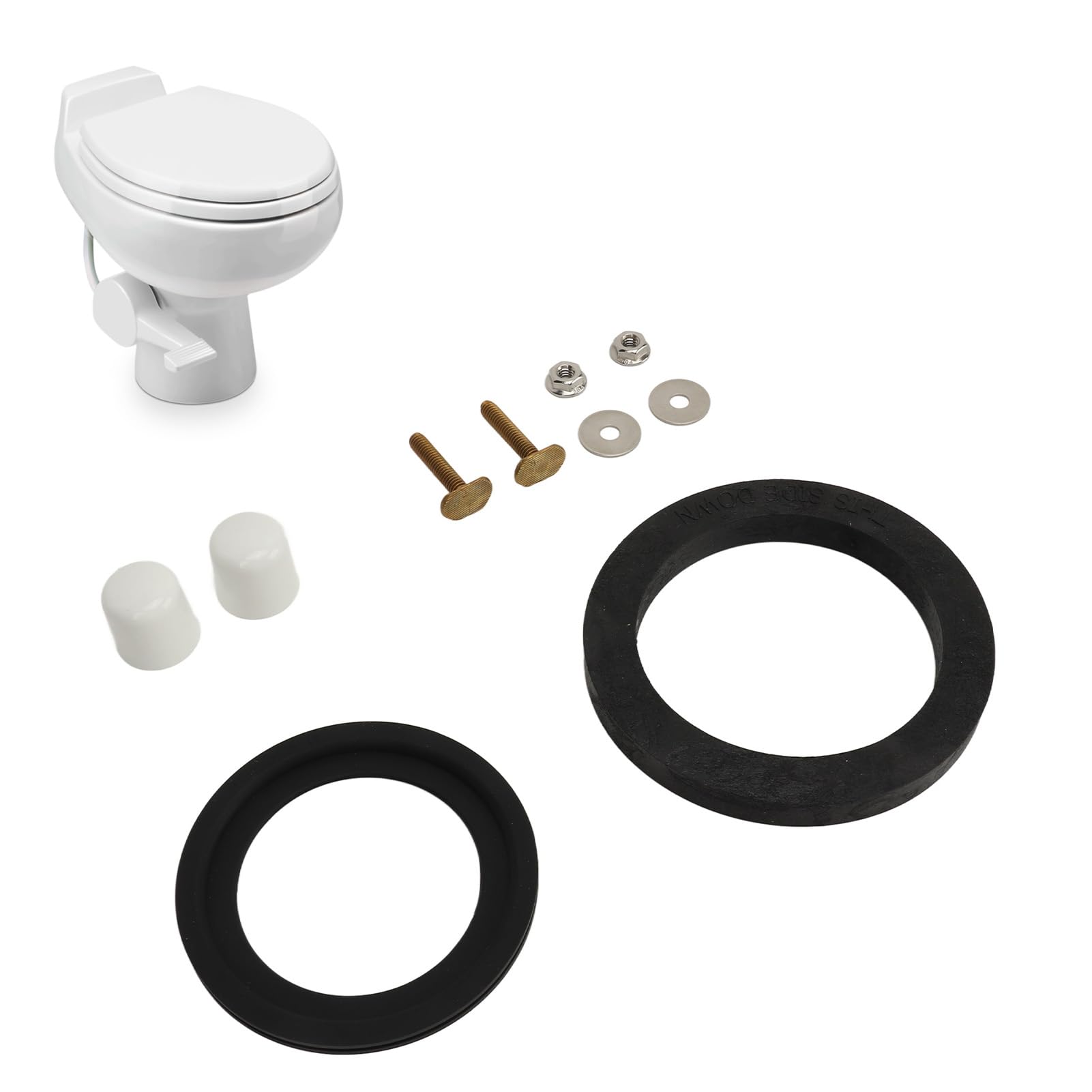 TKSE RV Toiletten Dichtungssatz, RV Toilettendichtungs Montagezubehör 385311652 Flansch Spüldichtungsset Für Dometic 300 310 320 TKSE RV Toiletten Dichtungssatz, RV Toilettendichtungs Montagezubehör 385311652 Flansch Spüldichtungsset Für Dometic 300 310 320 von TKSE