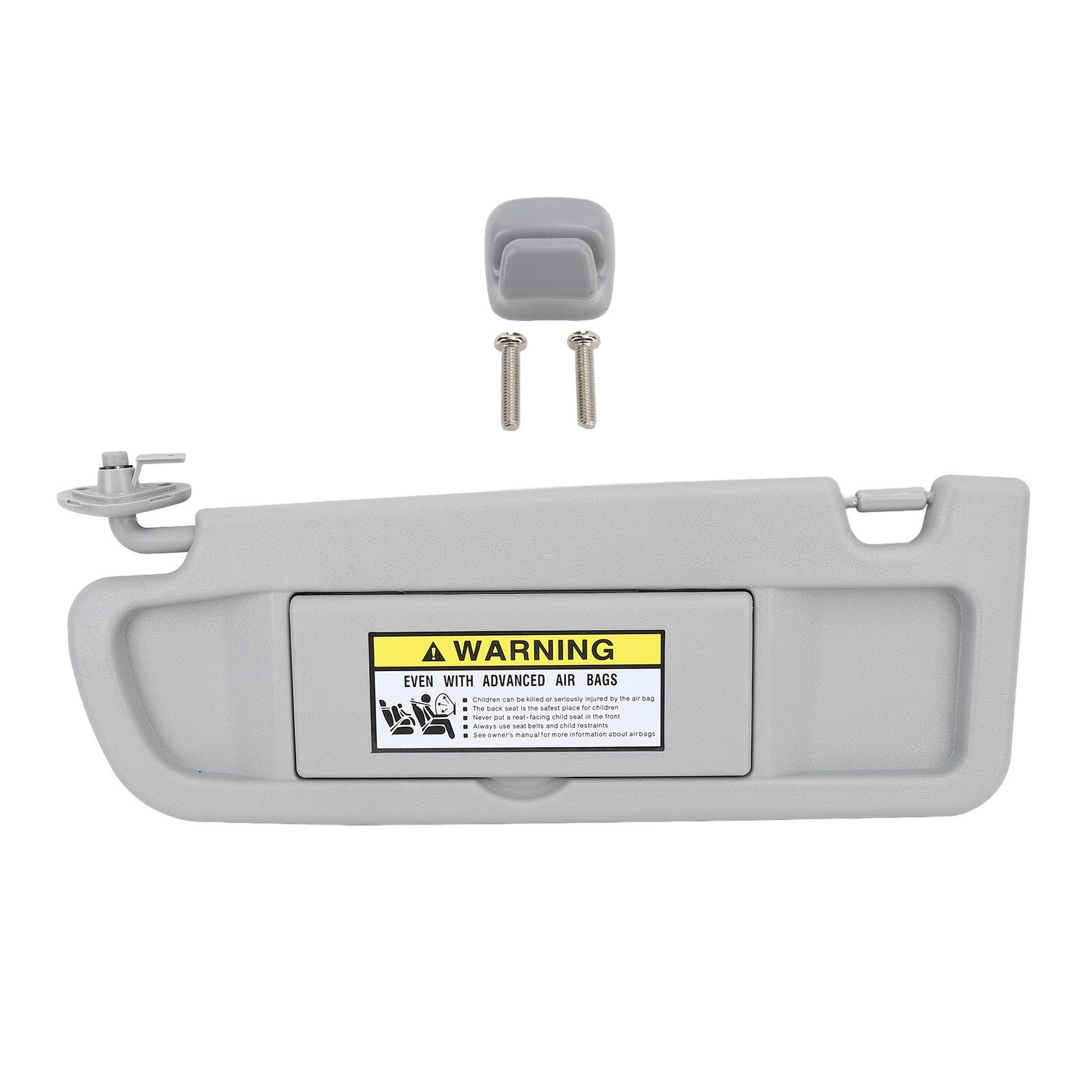 TKSE Sun Visor Grau Anti Blendung Klare Spiegel Sonnenschutz Visier mit Sonnenvisorclip für Hondacivic 2006 Bis 2011 (Linke Fahrerseite 83280 -SNA -A01ZC) von TKSE
