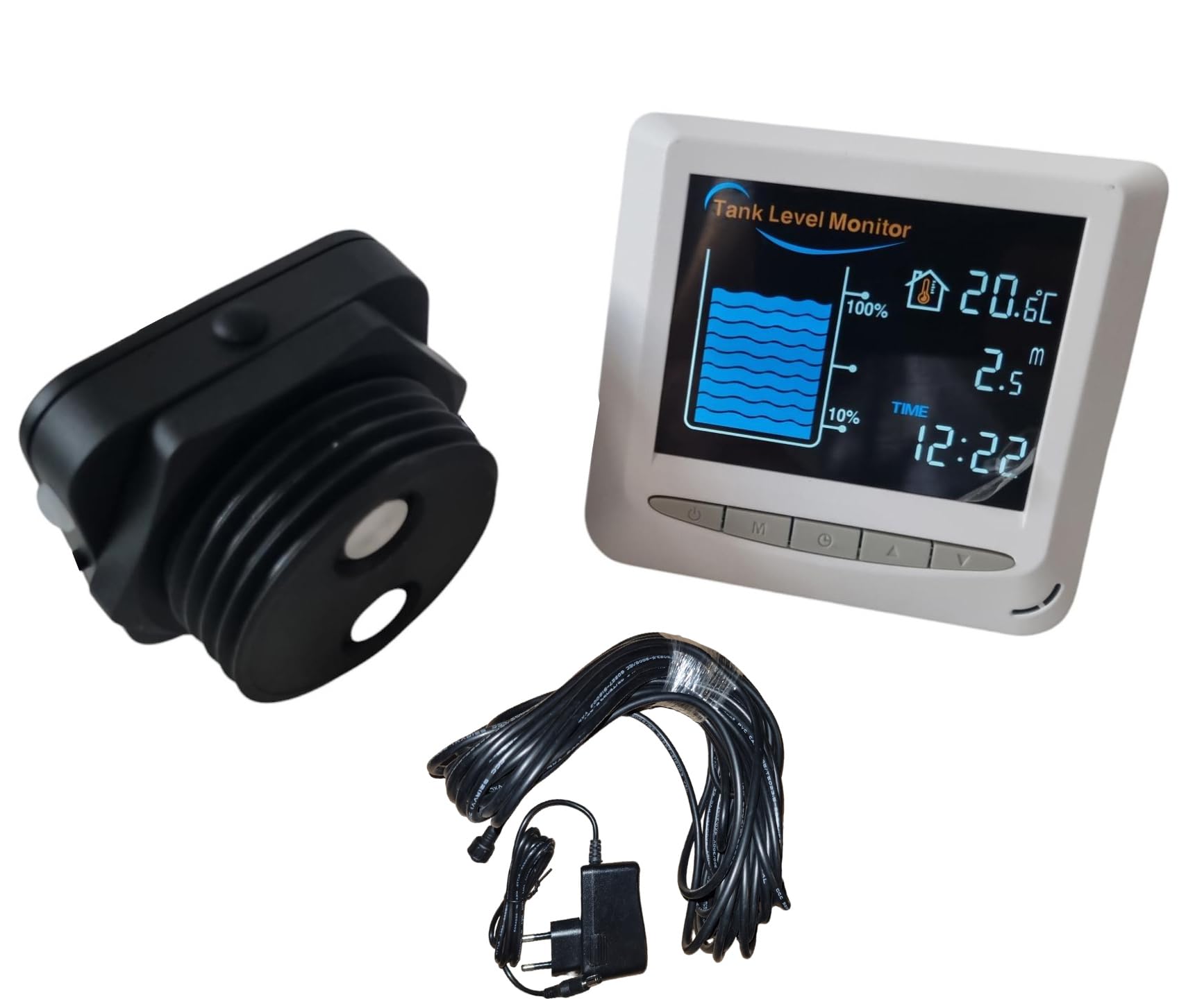 2.4Ghz WLAN Tuya APP Funk Füllstands-Anzeige Ultraschall Wasserstand-Sensor für Heiz-Öltank Wassertank Tank Zisterne 15m Kabel Display 2.4Ghz WLAN Tuya APP Funk Füllstands-Anzeige Ultraschall Wasserstand-Sensor für Heiz-Öltank Wassertank Tank Zisterne 15m Kabel Display von TKSTAR