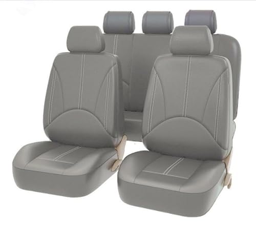 TLOLU Universal Auto Sitzbezug Sets für Audi Q3 8U 2011-2018,Sitzbezug Komplett-Set InnenZubehör,9 Pcs D/Grey von TLOLU