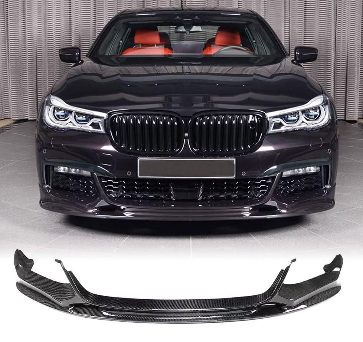 Auto Frontspoiler Stoßstange Lippe für BMW G11 730i 740e 750i M760Li 725d 730d 740d 750d M Sport Sedan 2015-2020, Universal Frontstoßstange Splitter Lippe Frontspoiler Auto Styling Zubehör Auto Frontspoiler Stoßstange Lippe für BMW G11 730i 740e 750i M760Li 725d 730d 740d 750d M Sport Sedan 2015-2020, Universal Frontstoßstange Splitter Lippe Frontspoiler Auto Styling Zubehör von TMAR