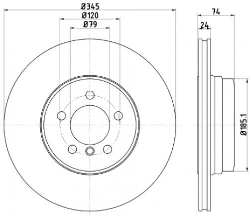 TMD Friction Services 92155005 Bremsscheibe von TMD Friction Services