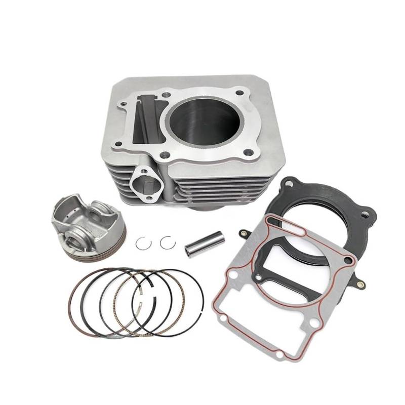 Motorrad 74MM Luftgekühlter Zylindersatz Kolbenring und Dichtungssatz for ZS172FMM-3 CB250-F Motor 250CC Verbesserte 300CC(1 Kit) von TMRRMGSG