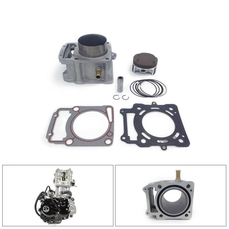 Motorrad 77mm Zylinder Kit for ZS174MN-3 CBS300 CBS350 Motor Teile Luft Zylinder Block Kolben Ring Dichtung Set von TMRRMGSG