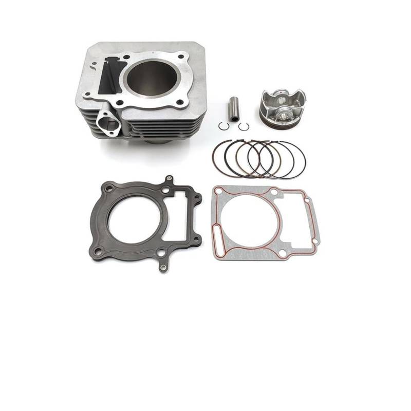 Motorrad Original 72MM Zylinder Kit Luftgekühlten Zylinder Kolben Ring Dichtung Set for CB250-F ZS172FMM-3A Motor Teile von TMRRMGSG