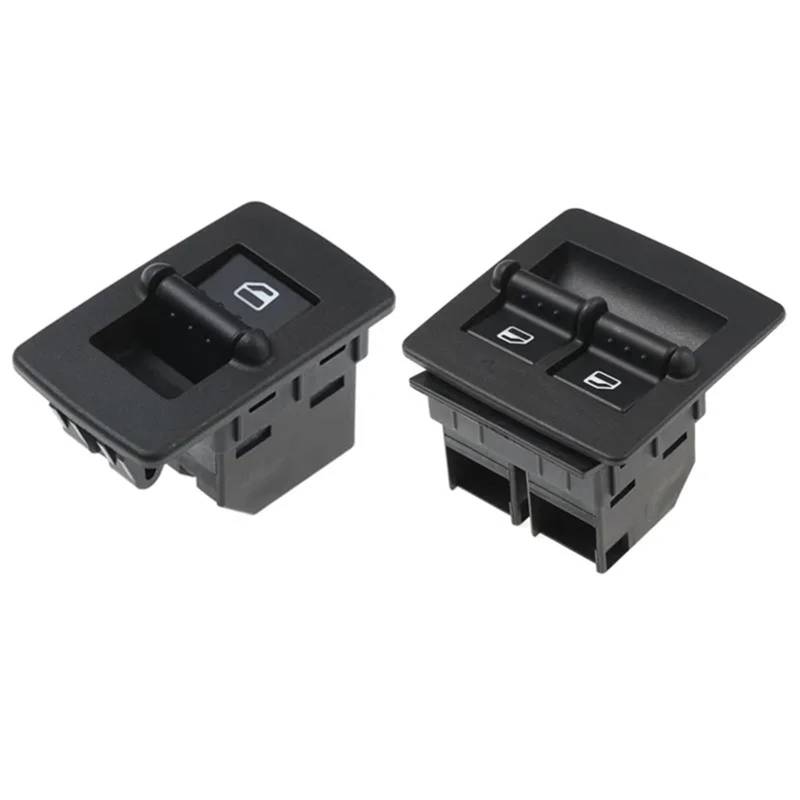 TMWWQO [Replacement] 1C0959851 1C0959855 1C0959527 Power Master Fenster Schalter Taste for 1998-2010 for VW for Volkswagen for Käfer 1C0959527A 1C0959855A (2 pcs) von TMWWQO