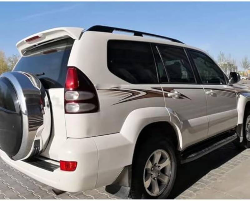 Auto ABS Heckspoiler Spoilerlippe für Toyota Prado 2003-2006 2007 2008 2009 Heckflügel Kofferraumspoiler Rear Spoiler Flügel Lippe Styling Tuning von TMZWJ
