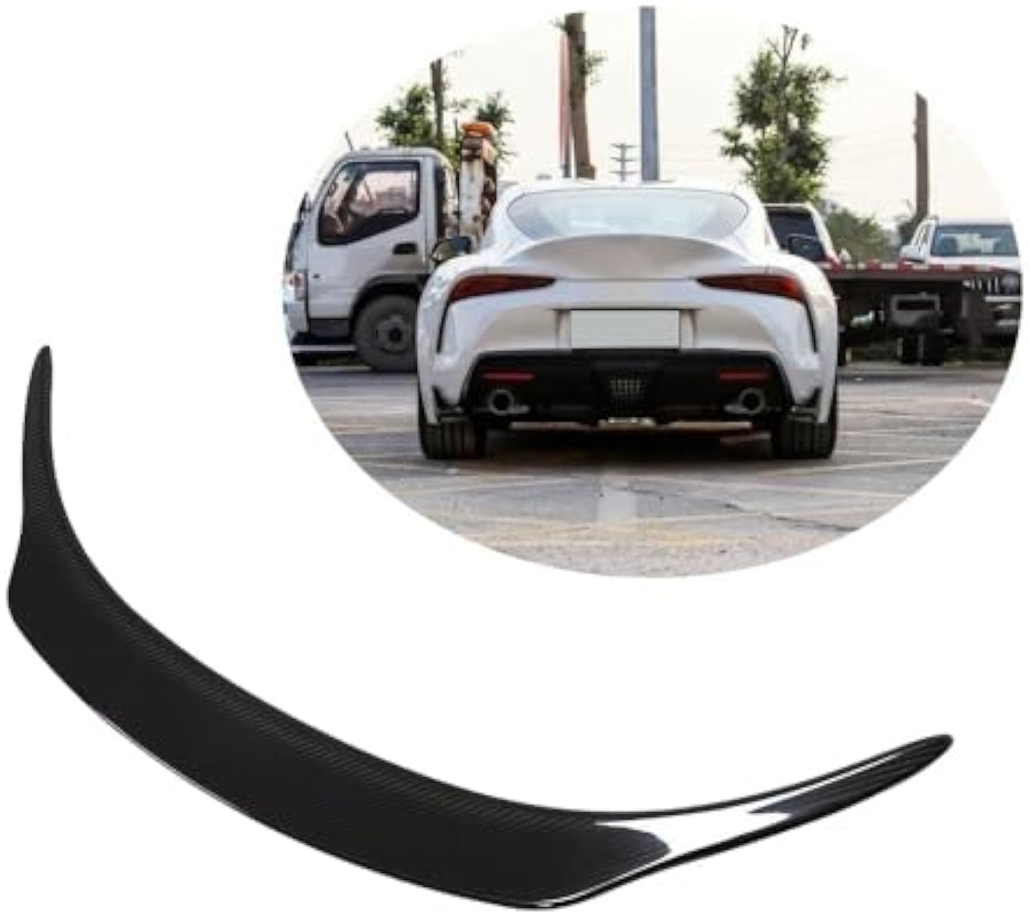 Auto ABS Heckspoiler Spoilerlippe für Toyota Supra A90 A91 2019 2020 2021 2022 Heckflügel Kofferraumspoiler Rear Spoiler Flügel Lippe Styling Tuning Auto ABS Heckspoiler Spoilerlippe für Toyota Supra A90 A91 2019 2020 2021 2022 Heckflügel Kofferraumspoiler Rear Spoiler Flügel Lippe Styling Tuning von TMZWJ