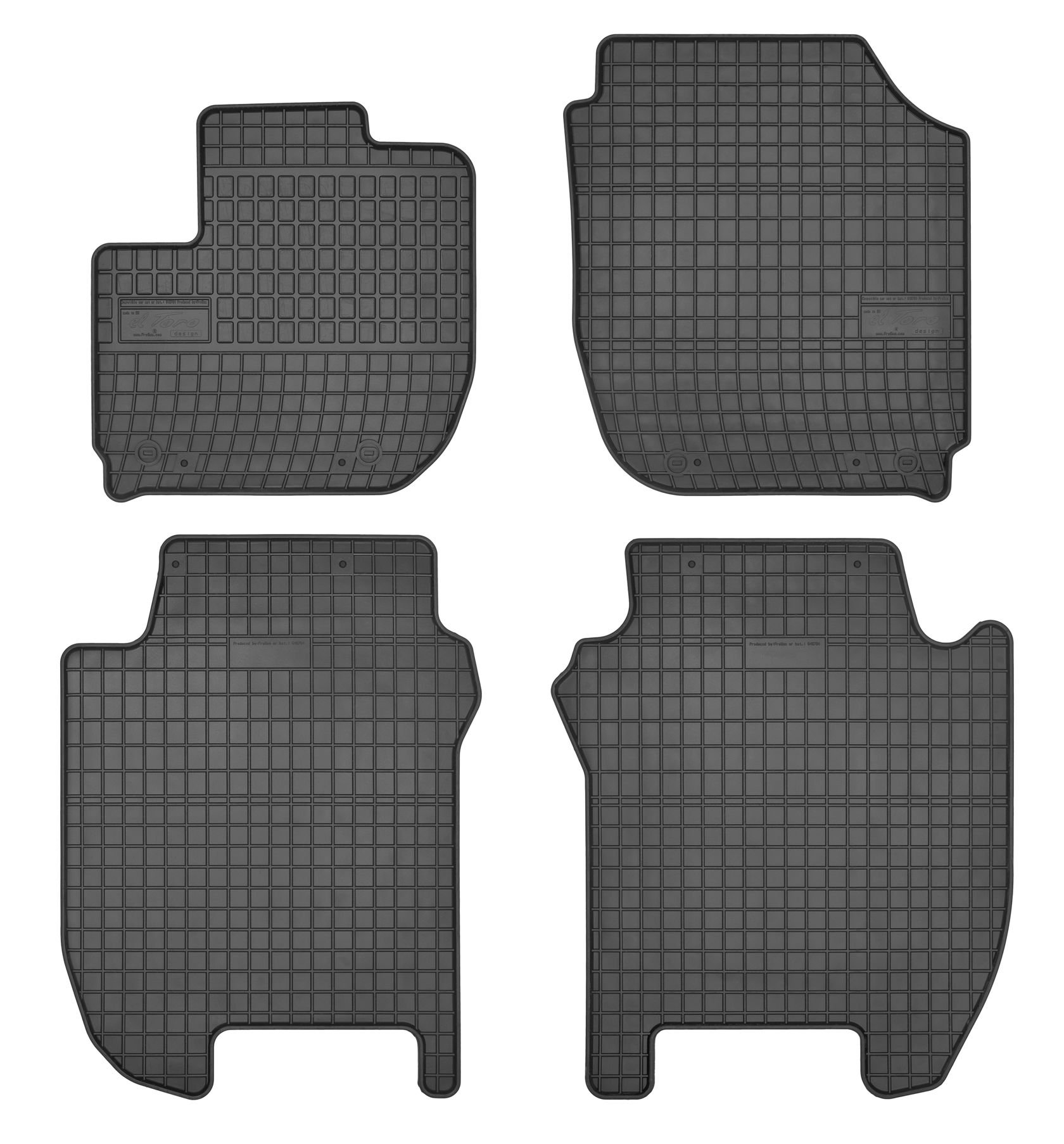 TN Profimatten Gummifussmatten Auto-Fußmatten Passform GHO0546764A von Automatten-Experts