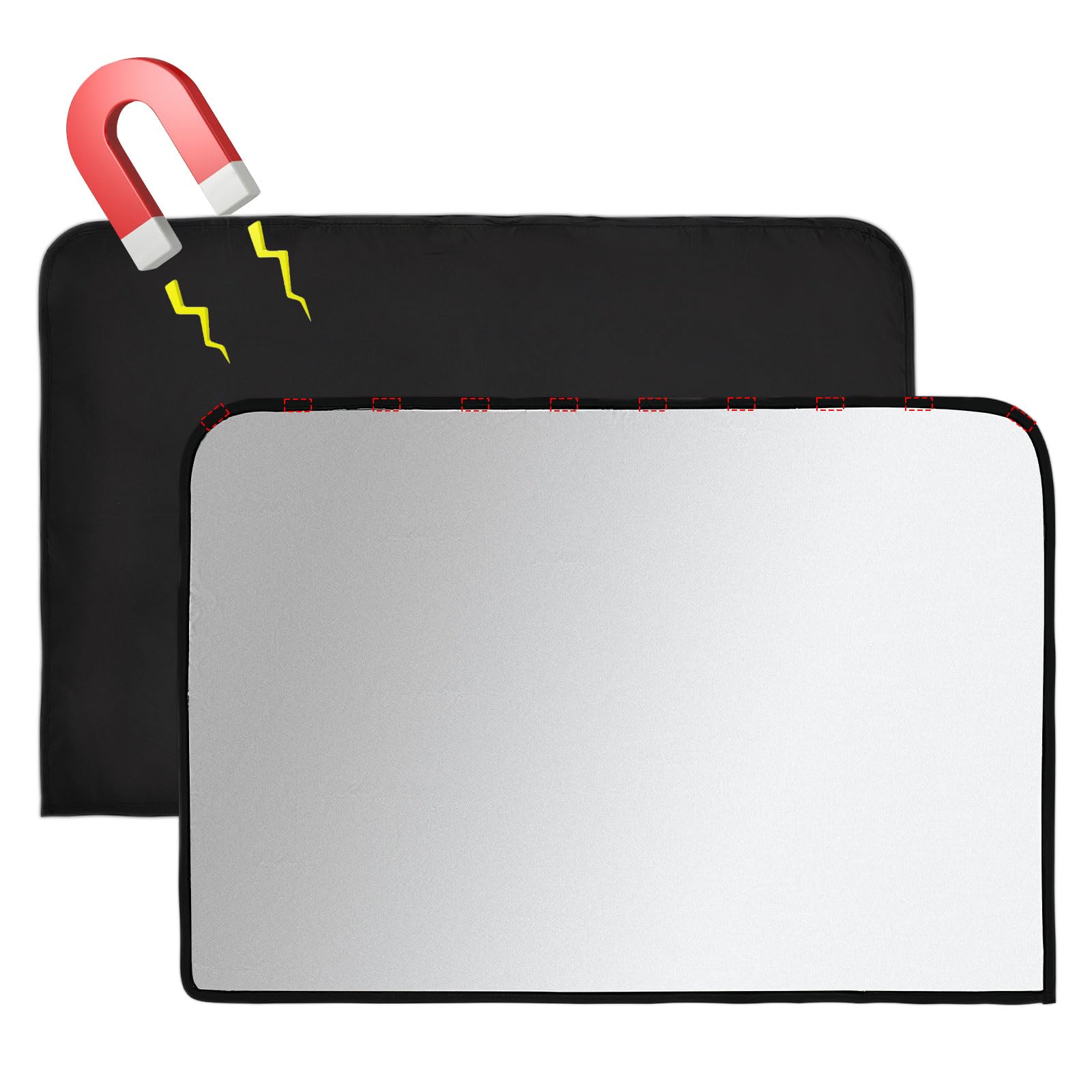 TNSLAND 2 Stück Sonnenschutz Auto Magnetisch Autofenster Sonnenschutz Auto Baby mit UV Schutz Reflektierende Hitzeschutz Vorhang Kinder Erwachsene Seitenscheibe Heckscheibe Verdunkelung Fenster TNSLAND 2 Stück Sonnenschutz Auto Magnetisch Autofenster Sonnenschutz Auto Baby mit UV Schutz Reflektierende Hitzeschutz Vorhang Kinder Erwachsene Seitenscheibe Heckscheibe Verdunkelung Fenster von TNSLAND