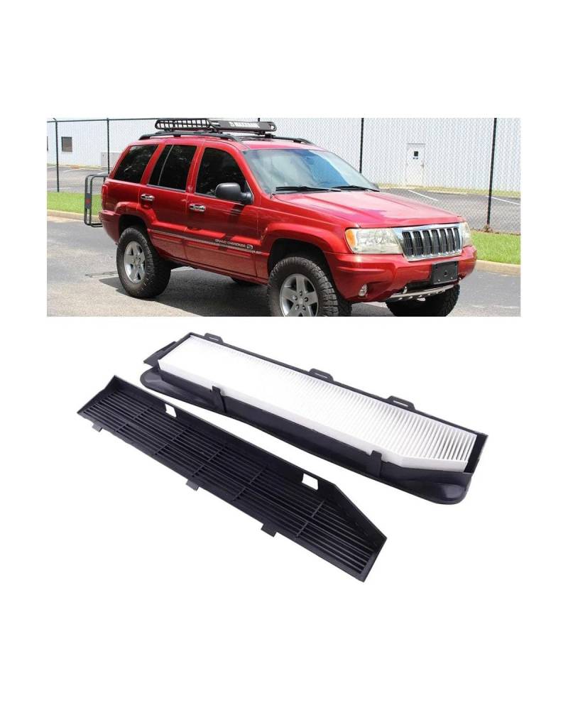 Innenraumfilter 1pc Kabine Luft Gehäuse Filter Kit Für Jeep Grand Cherokee 1999 2000 2001 2002 2003 2004-2010 82208300 Auto Zubehör Mit Regal Innenraumfilter mit von TNSSCZM