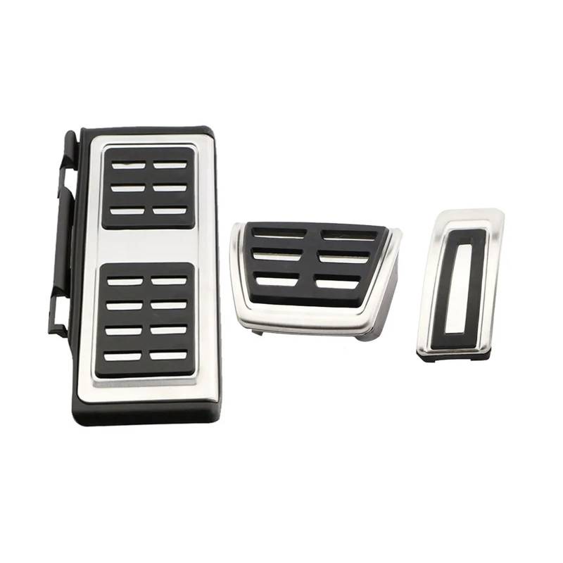 Fußstütze Bremse Für SEAT Für Leon Für Cupra Für Leon Mk4 KL1 KL8 2020 2021 2022 Autofußpedale Edelstahl-Gasbremsen-Restfoot-Pedal-Pad-Schutz AT MT Pedalkappen Abdeckung(3 pcs1) von TNTGEBFVBG