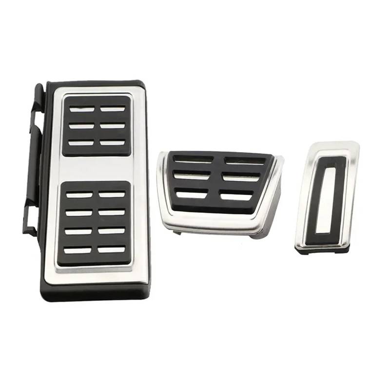 Fußstütze Bremse Für VW Für Passat B8 Für Skoda Für Rapid Für Octavia 5E 5F Für A7 Edelstahl Pedal Abdeckung Pedalkappen Abdeckung(AT with rest) von TNTGEBFVBG