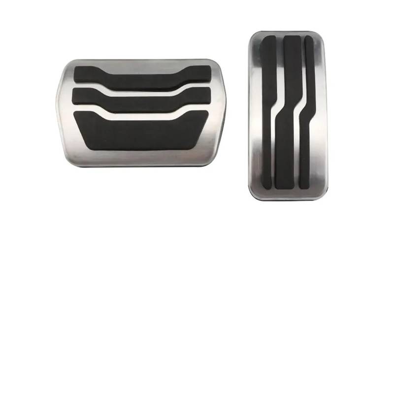 Fußstütze Bremse Für Volvo V50 2004 2005 2006 2007 2008 2009 2010 2011 2012 Beschleuniger Bremse Kupplung Anti-Rutsch-Pedalabdeckung Autopedale Pedalkappen Abdeckung(AT 2 pcs) von TNTGEBFVBG
