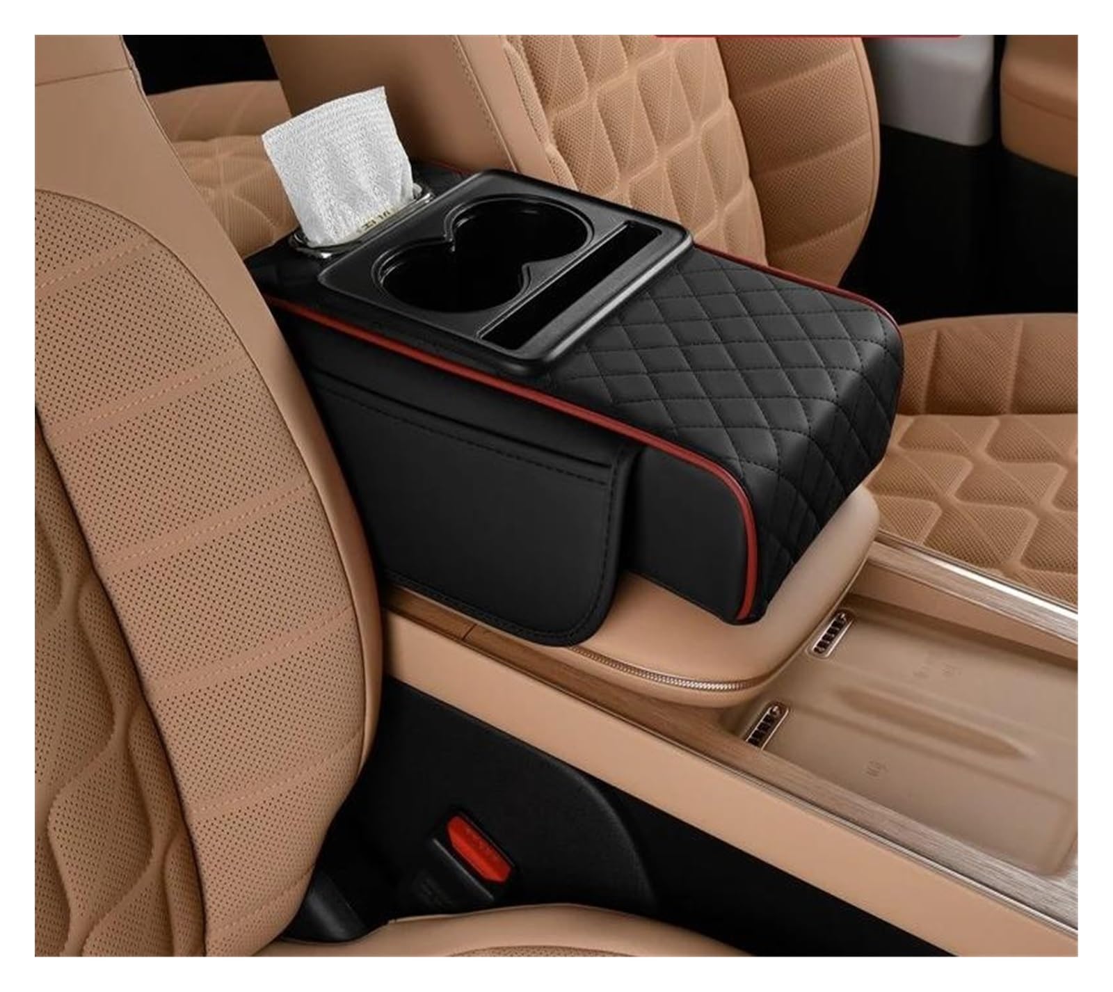 Interieur Zubehör Auto Armlehne Box Pad Verdicken Mittelkonsole Box Verlängerung Armlehne Kissen Weiche Ellenbogen Unterstützung Tasse Halter Organizer Tasche Auto Mittelkonsole Interieur(Black red) Interieur Zubehör Auto Armlehne Box Pad Verdicken Mittelkonsole Box Verlängerung Armlehne Kissen Weiche Ellenbogen Unterstützung Tasse Halter Organizer Tasche Auto Mittelkonsole Interieur(Black red) von TNTGEBFVBG