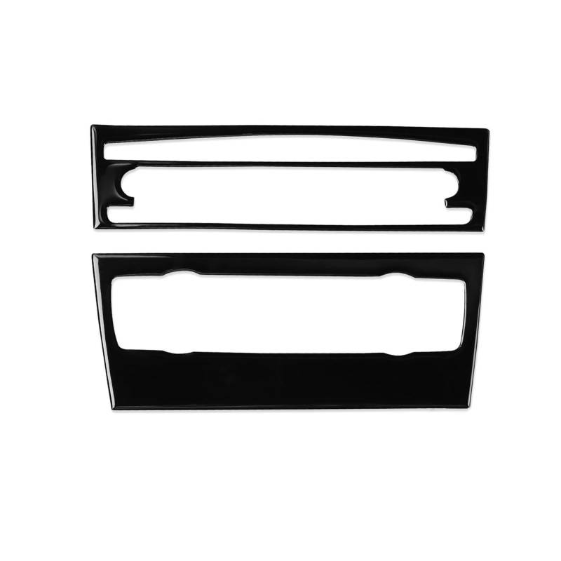 Interieur Zubehör Für 3 Serie Für E90 Für E92 2005-2011 2012 Klavier Schwarz Klimaanlage CD Bedienfeld Kunststoff Abdeckung Auto Innen Zubehör Aufkleber Auto Mittelkonsole Interieur(A Non-Navigation) von TNTGEBFVBG