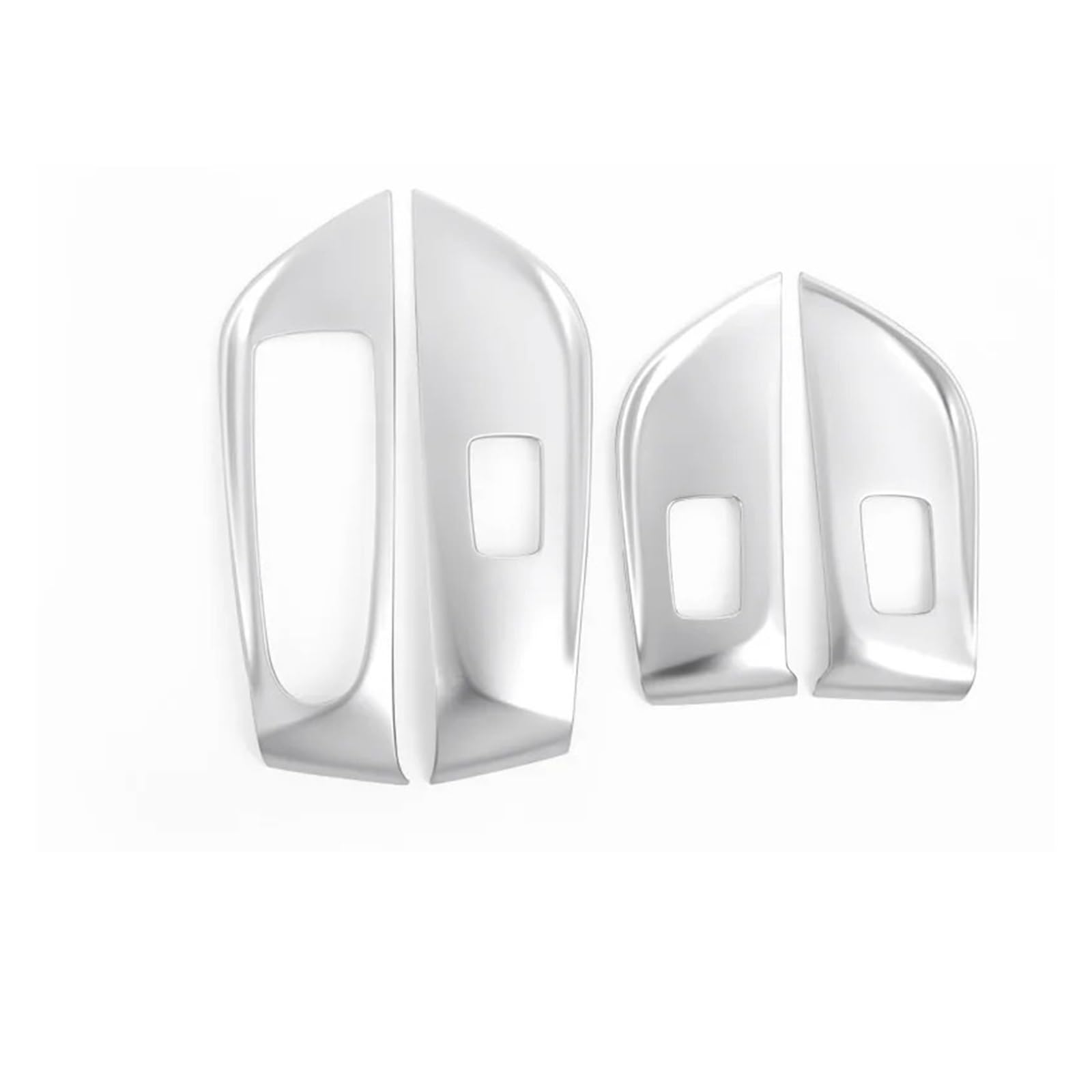 Interieur Zubehör Für Benz Für E Klasse Für W213 Für W 213 2016-2020 2021 2022 Auto Zubehör 2 Stile LHD Auto Fensterheber Schalter Panel Abdeckung Trim Auto Mittelkonsole Interieur(Silver-B) von TNTGEBFVBG