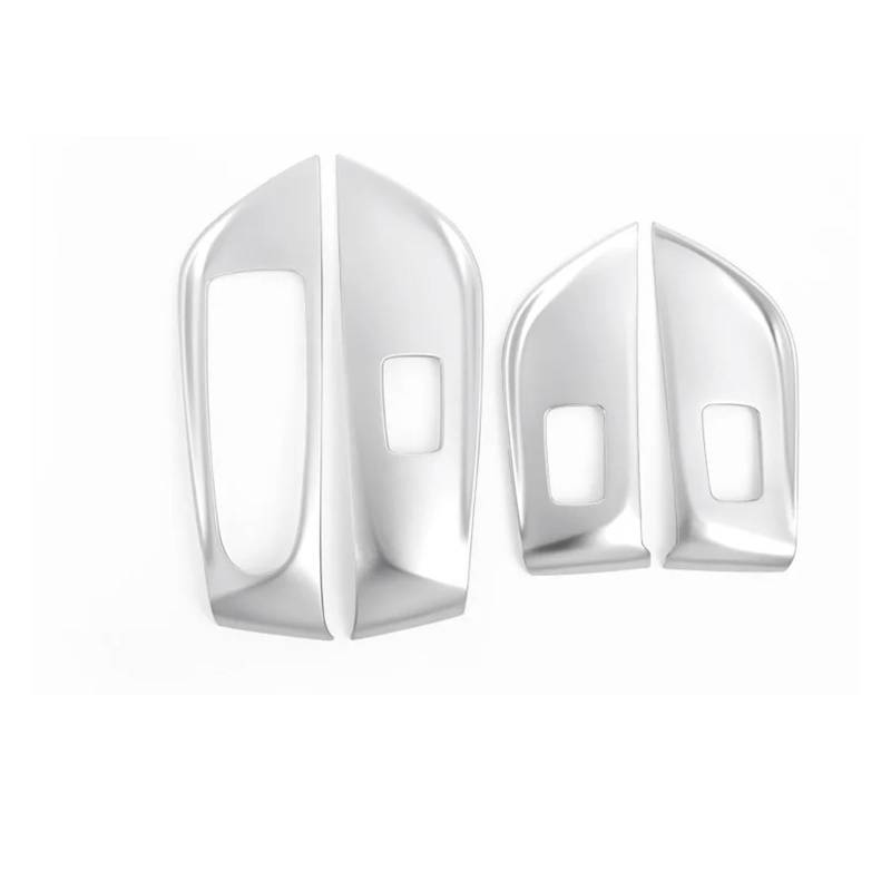 Interieur Zubehör Für Benz Für E Klasse Für W213 Für W 213 2016-2020 2021 2022 Auto Zubehör 2 Stile LHD Auto Fensterheber Schalter Panel Abdeckung Trim Auto Mittelkonsole Interieur(Silver-B) von TNTGEBFVBG