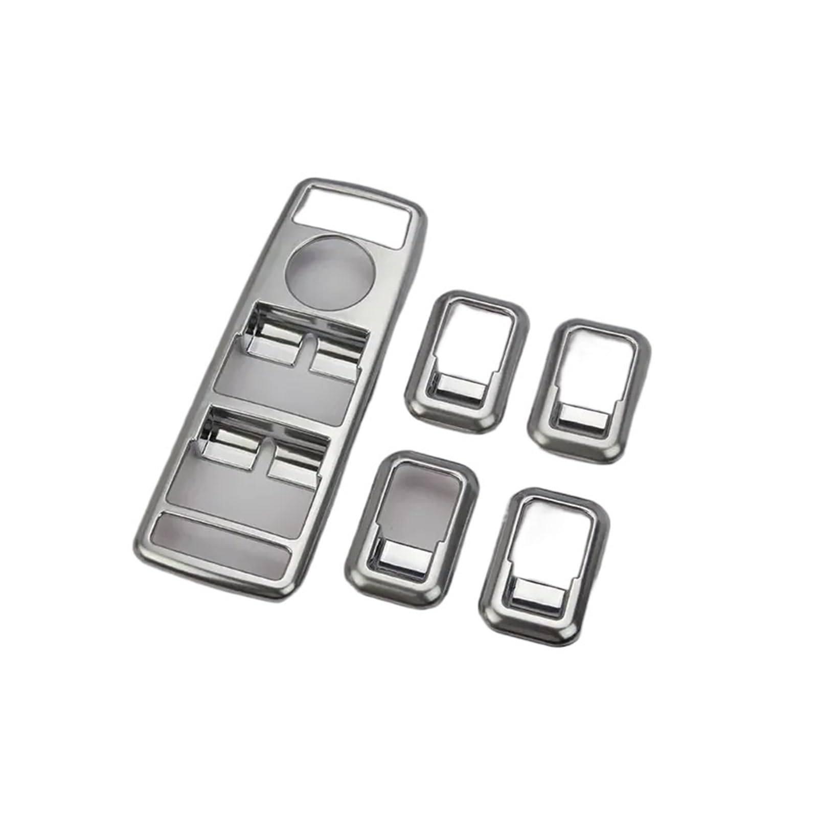 Interieur Zubehör Für Benz Für GLK Für GLE Für GLA Für CLA Für W246 Für C W204 Für W166 Für X156 Für W117 ABS Silber Auto Fensterheber Schalter Taste Rahmen Trim Auto Mittelkonsole Interieur(Silver) Interieur Zubehör Für Benz Für GLK Für GLE Für GLA Für CLA Für W246 Für C W204 Für W166 Für X156 Für W117 ABS Silber Auto Fensterheber Schalter Taste Rahmen Trim Auto Mittelkonsole Interieur(Silver) von TNTGEBFVBG