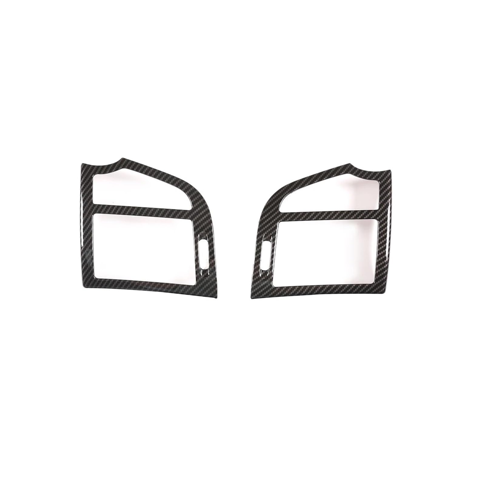 Interieur Zubehör Für Benz Für S Klasse Für W221 2008-2010 2011 2012 ABS Carbon Faser Auto Seite Air Outlet Rahmen Dekorative Abdeckung Innen Zubehör Auto Mittelkonsole Interieur(Style A) von TNTGEBFVBG