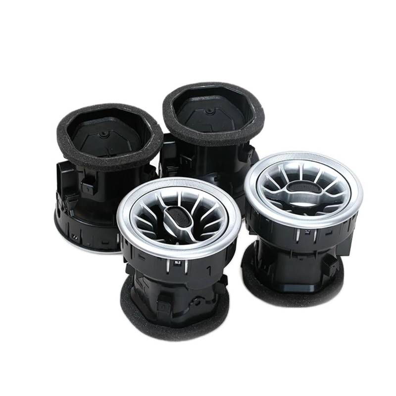 Interieur Zubehör Für Benz V Klasse Für Vito Für Viano Für Valente Für Metris Für W447 Auto Front Dashboard AC Klimaanlage Vent Outlet Turbo Innen Trim Auto Mittelkonsole Interieur(4pcs with Base) von TNTGEBFVBG