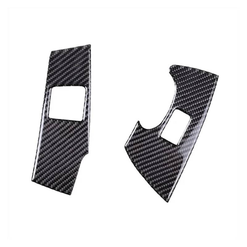 Interieur Zubehör Für Chevrolet Für Corvette Für C7 2014-2016 2017 2018 2019 Auto Carbon Fiber Fenster Glas Lift-Taste Schalter Abdeckung Trim Tür Armlehne Panel Auto Mittelkonsole Interieur von TNTGEBFVBG
