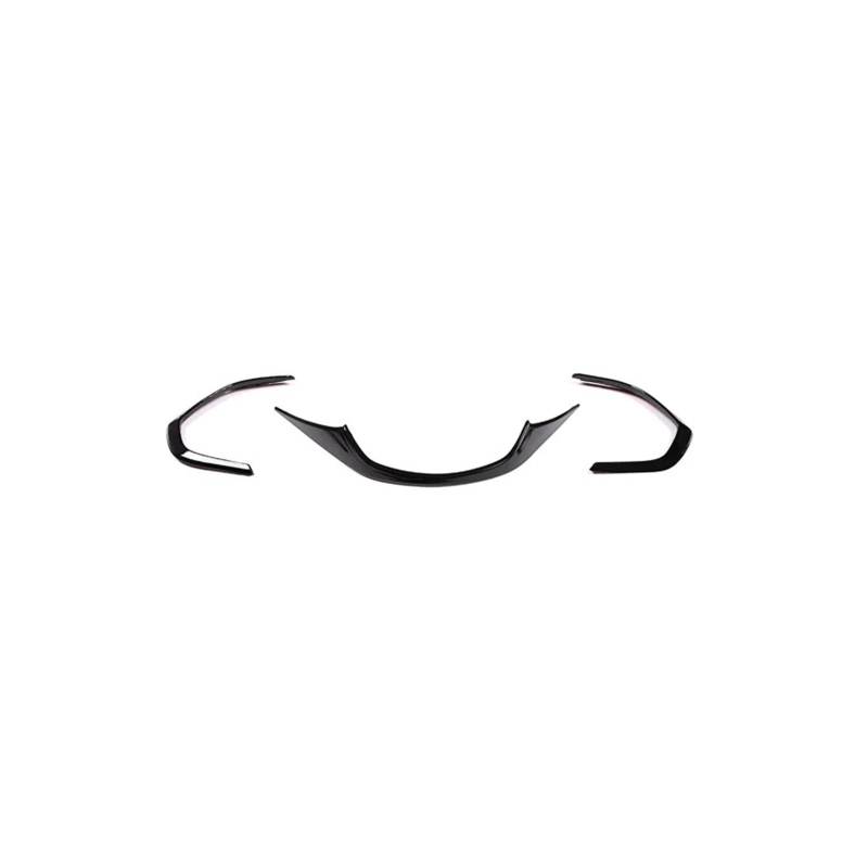 Interieur Zubehör Für Chevrolet Für Corvette Für C7 2014-2018 2019 ABS Auto Innen Für Styling Auto Dashboard Panel Aufkleber Abdeckungen Trim Modifikation Zubehör Auto Mittelkonsole Interieur(Black) von TNTGEBFVBG
