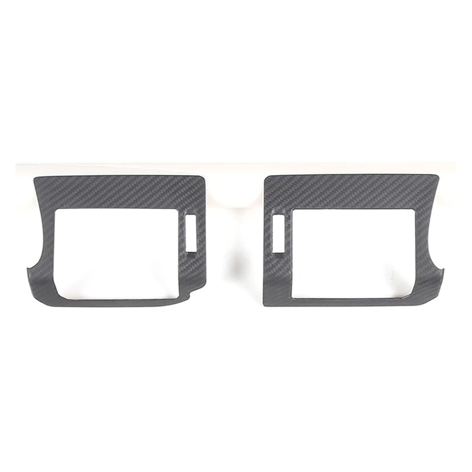 Interieur Zubehör Für Defender 110 Für Defender 130 2020-2021 2022 2023 Carbon Fiber Car Center Control Seite Air Outlet Rahmen Dekorative Aufkleber 2Pcs Auto Mittelkonsole Interieur(Matte) von TNTGEBFVBG