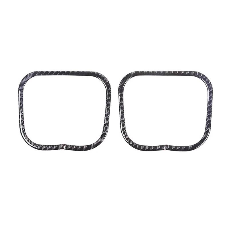 Interieur Zubehör Für Hummer Für H2 Für H 2 2003-2005 2006 2007 Weiche Carbon Faser Rückspiegel Halterung Rahmen Dekorative Aufkleber Auto Außen Zubehör Auto Mittelkonsole Interieur(Style A) von TNTGEBFVBG