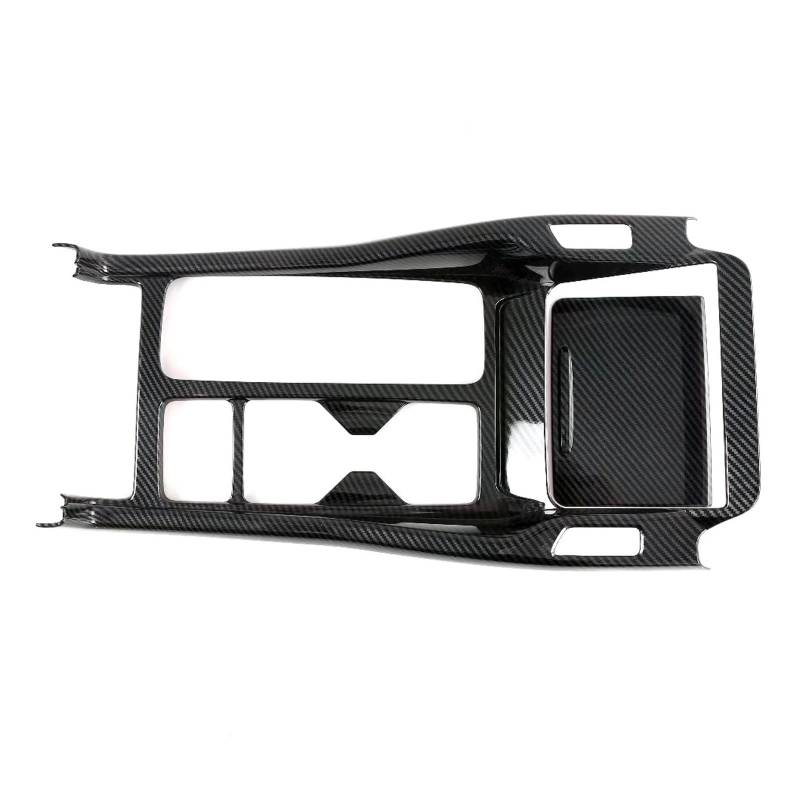 Interieur Zubehör Für Kia Für Sorento Für MQ4 2021 2022 2023 2024 ABS Carbon Faser Korn Getriebe Shift Panel Abdeckung Trim Nur Fit LHD Auto Zubehör Auto Mittelkonsole Interieur von TNTGEBFVBG