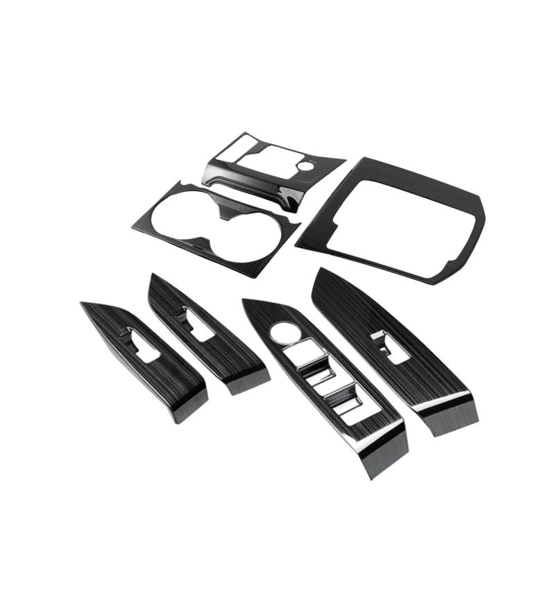 Interieur Zubehör Für Mazda CX-5 CX5 2017-2018 2019 2020 LHD 1 Set Auto Schaltkonsole Panel Abdeckung Trim Tasse Halter Abdeckung Tür Fenster Schalter Abdeckung Auto Mittelkonsole Interieur von TNTGEBFVBG