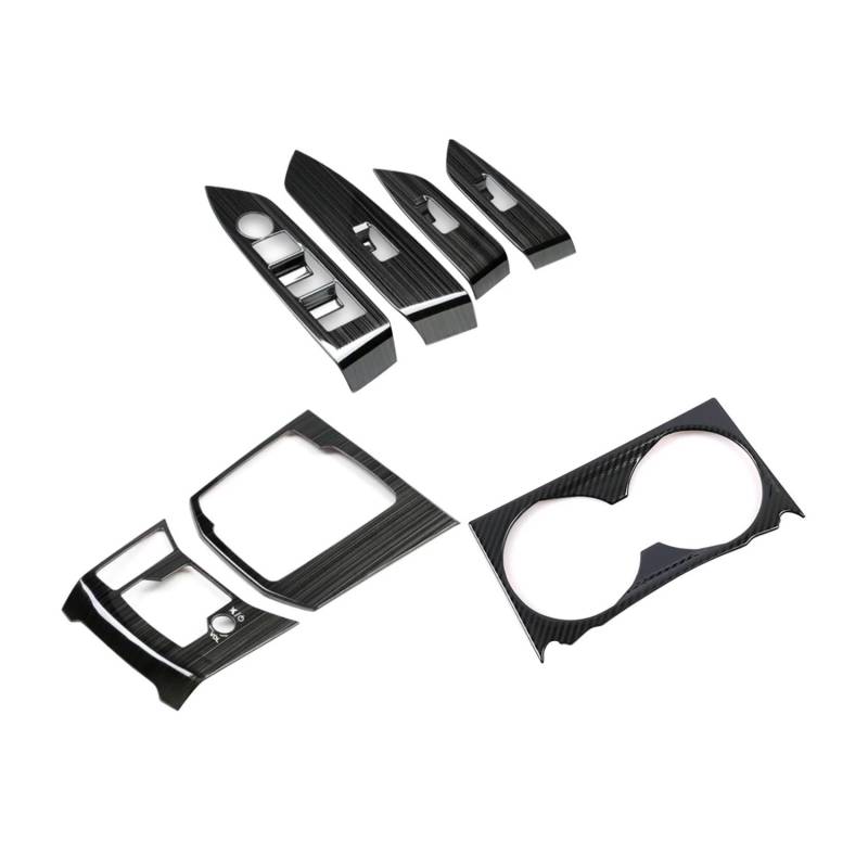 Interieur Zubehör Für Mazda Für Cx-5 Für Cx5 Für Cx 5 2017-2019 LHD Auto Getriebe Fenster Schalter Panel Set Einstellen Abdeckung Trim Aufkleber Streifen Dekoration Auto Mittelkonsole Interieur von TNTGEBFVBG