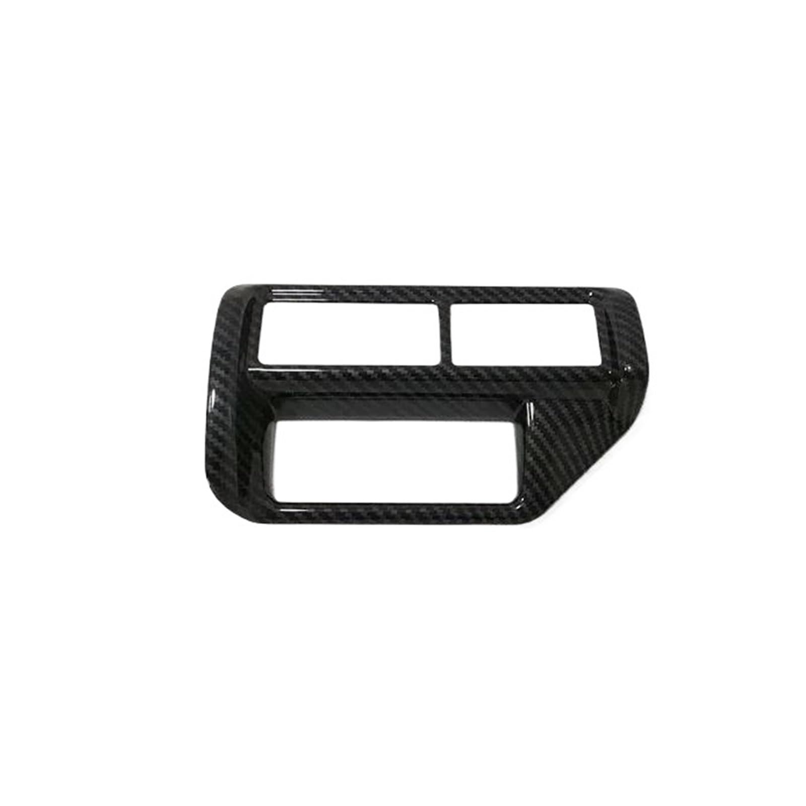 Interieur Zubehör Für Mitsubishi Für Eclipse Für Kreuz 2018 2019 2020 Carbon Fiber Innen Dashboard Schalter Abdeckung Trim Auto Mittelkonsole Interieur(White) von TNTGEBFVBG