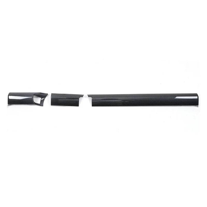 Interieur Zubehör Für Mitsubishi Für Triton Für L200 2024 ABS Carbon Faser Muster Auto Center Console Trim Streifen Innen Zubehör RHD Auto Mittelkonsole Interieur von TNTGEBFVBG