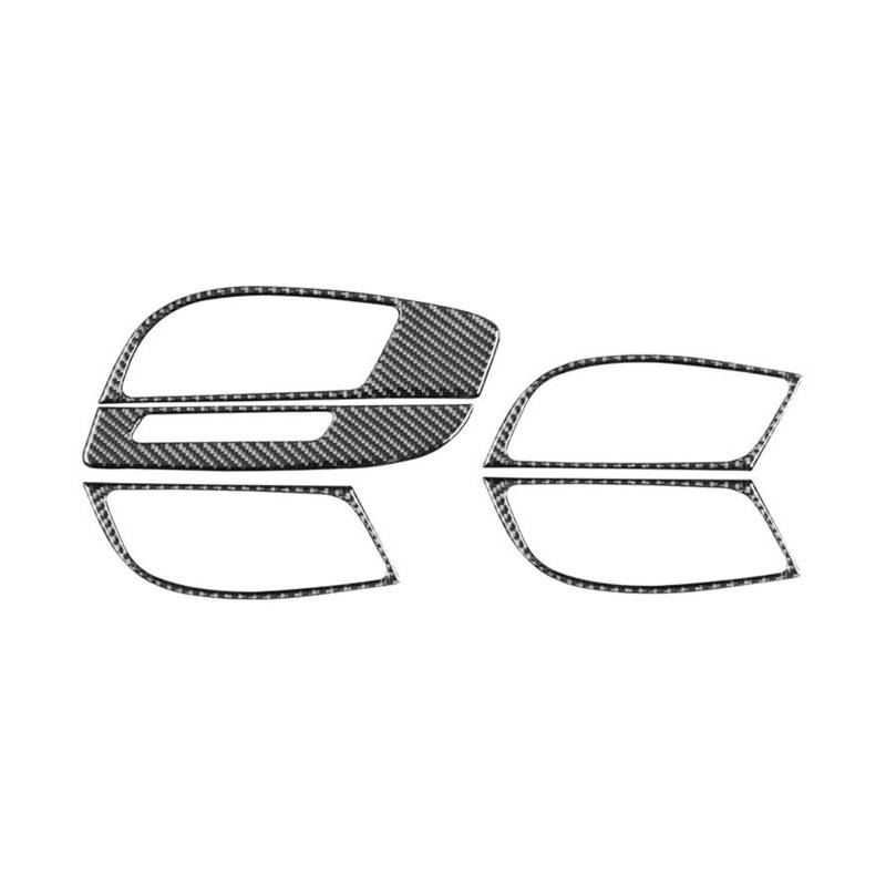 Interieur Zubehör Für Q7 2007-2011 2012 2013 2014 2015 Autozubehör Kohlefaser Innen Auto Türgriff Dekorative Aufkleber Abdeckung Zierrahmen Schutz Auto Mittelkonsole Interieur(Style B(LHD)) von TNTGEBFVBG
