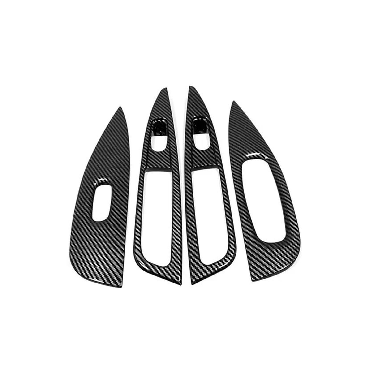 Interieur Zubehör Für Qashqai Für J11 2014-2015 2016 2017 2018 2019 2020 ABS Auto Tür Armlehne Fenster Glas Lift Schalter Taste Trim Zubehör LHD Auto Mittelkonsole Interieur(Carbon Fiber) von TNTGEBFVBG