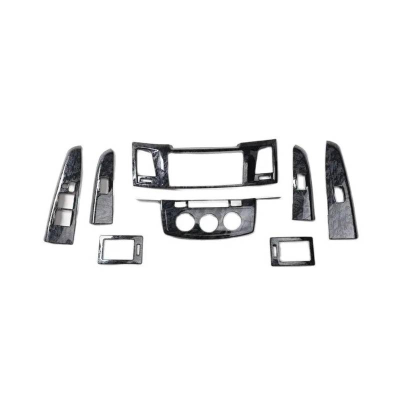 Interieur Zubehör Für Toyota Für Hilux Für Vigo 2012-2013 2014 RHD Interior Center Konsole Fensterheber Schalter Taste Panel Schalter Air Outlet Moulding Aufkleber Auto Mittelkonsole Interieur(All 1) von TNTGEBFVBG