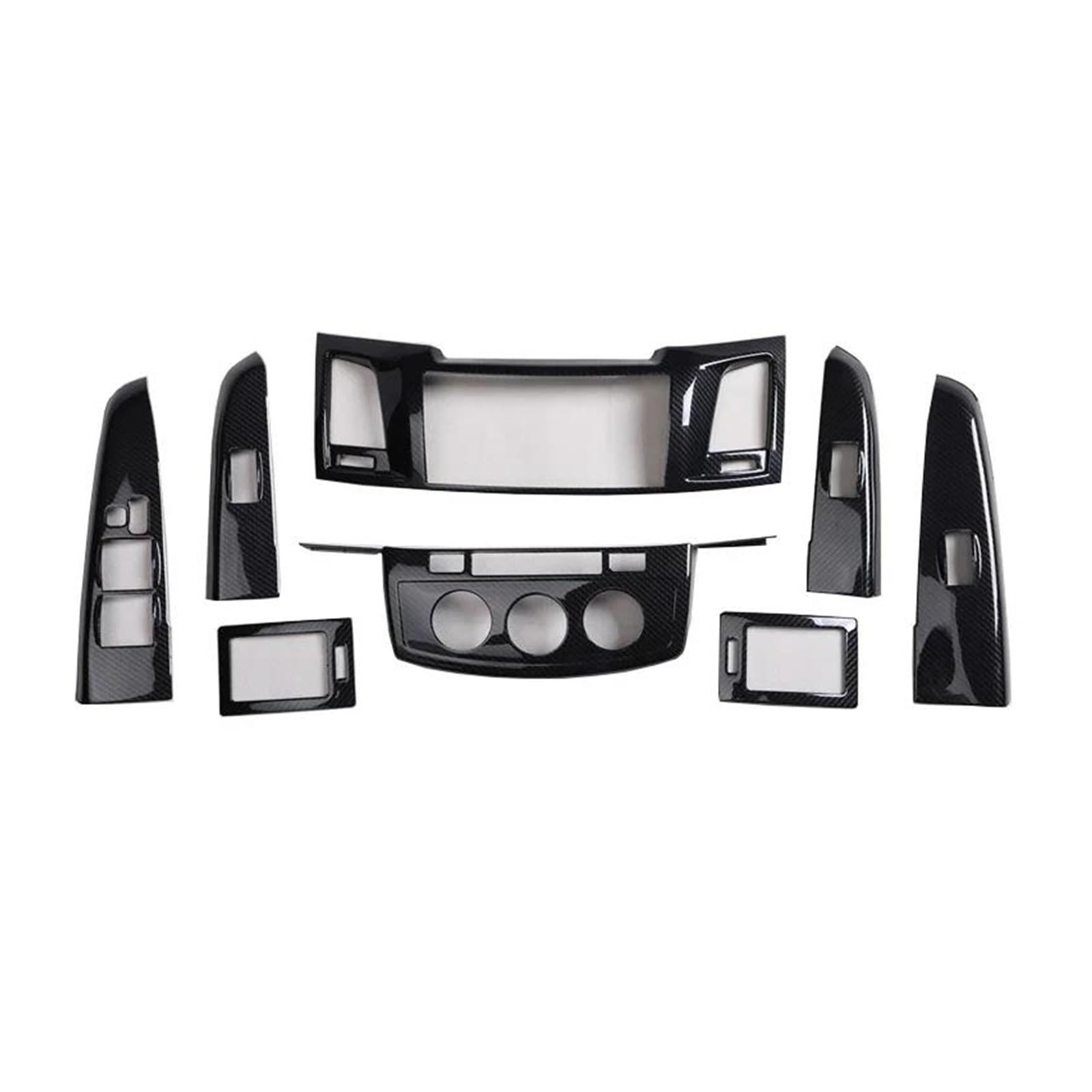 Interieur Zubehör Für Toyota Für Hilux Für Vigo 2012-2013 2014 RHD Interior Center Konsole Fensterheber Schalter Taste Panel Schalter Air Outlet Moulding Aufkleber Auto Mittelkonsole Interieur(All 3) Interieur Zubehör Für Toyota Für Hilux Für Vigo 2012-2013 2014 RHD Interior Center Konsole Fensterheber Schalter Taste Panel Schalter Air Outlet Moulding Aufkleber Auto Mittelkonsole Interieur(All 3) von TNTGEBFVBG