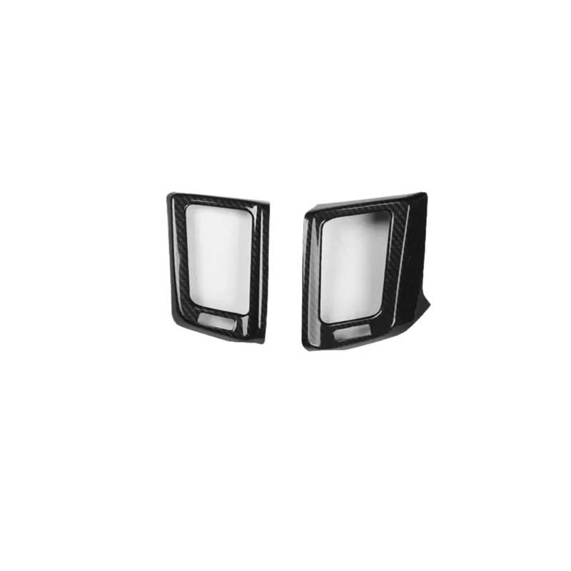 Interieur Zubehör Für Toyota Für RAV4 Für RAV 4 2014-2016 2017 2018 Innen Sowohl Seite Navigation Dashboard Center Air Outlet Vent Rahmen Abdeckung Aufkleber Trim Auto Mittelkonsole Interieur(Carbon f von TNTGEBFVBG