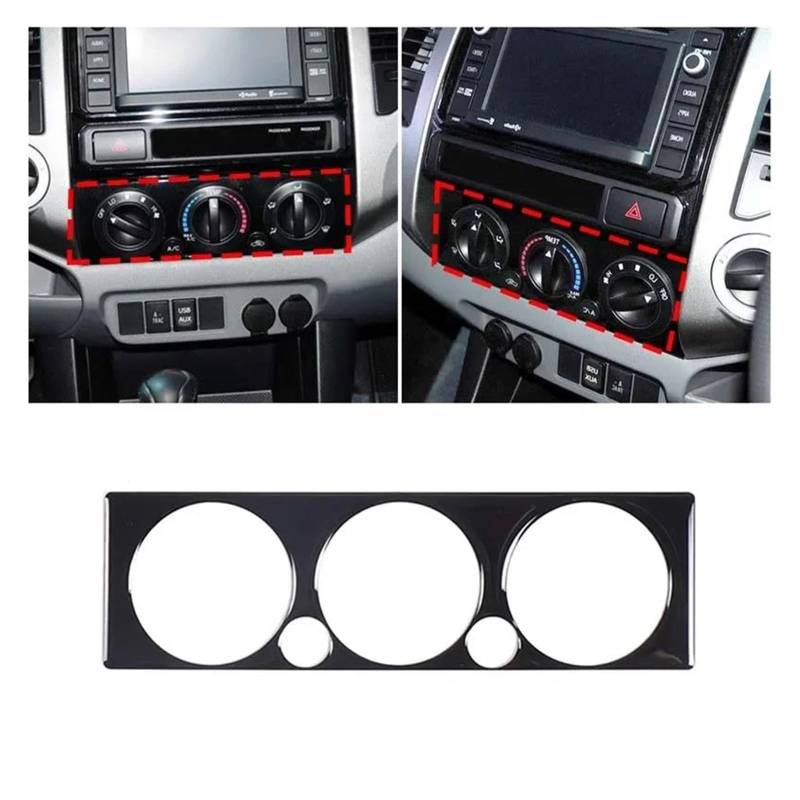 Interieur Zubehör Für Toyota Für Tacoma 2006-2013 2014 2015 Schwarz Auto Center Konsole Getriebe Klimaanlage Schalter Panel Trim Aufkleber Auto Innen Zubehör Auto Mittelkonsole Interieur(1) von TNTGEBFVBG