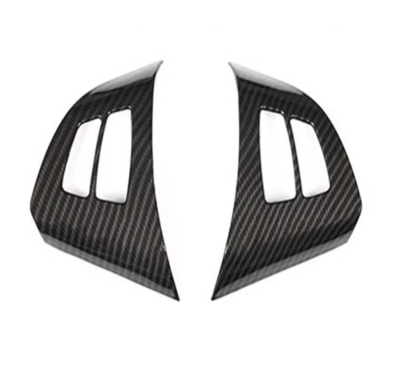 Interieur Zubehör Für X5 Für X 5 Für E70 2008 2009 2010 2011 2012 2013 ABS Auto Carbon Faser Innen Lenkrad Schalter Taste Rahmen Abdeckung Aufkleber Auto Mittelkonsole Interieur(Style A) von TNTGEBFVBG