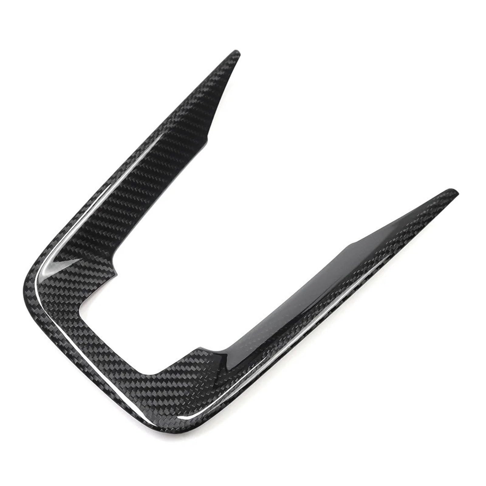 Mittelkonsolen-Abdeckung Für 911 992 Targa Carrera Turbo Carrera GT4 2020-2024 Real Carbon Fiber Center Console Getränkehalter Außenabdeckung Trim Armaturenbrett-Abdeckung(Glossy A) von TNTGEBFVBG