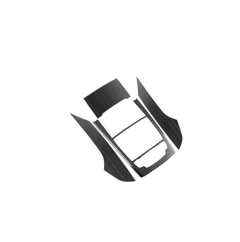 Mittelkonsolen-Abdeckung Für A6 C7 2012-2018 Center Console Gear Shift Frame Trim Strip Zubehör Armaturenbrett-Abdeckung(Black Brushed) von TNTGEBFVBG