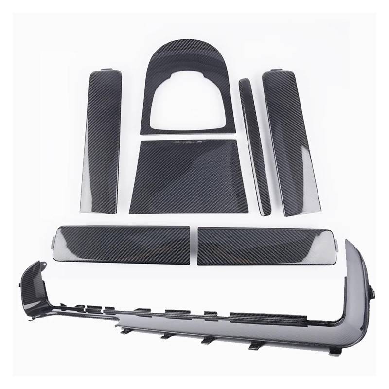 Mittelkonsolen-Abdeckung Für Benz G-Klasse W464 G350 G500 G63 Für AMG 2019-2024 Carbon Fiber Interior Center Console Panel Abdeckung Türgriff Trim Aufkleber Armaturenbrett-Abdeckung von TNTGEBFVBG