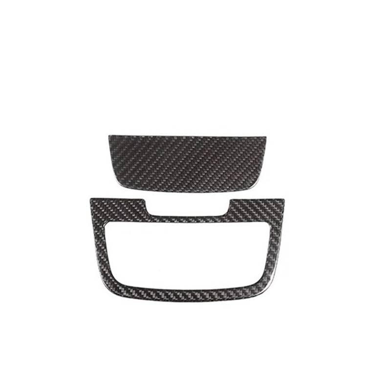 Mittelkonsolen-Abdeckung Für Cayenne 2018-2023 Real Carbon Fiber Auto Zentrale Steuerung Aschenbecher Panel Abdeckung Trim Aufkleber Auto Zubehör Armaturenbrett-Abdeckung(Style A Black) von TNTGEBFVBG