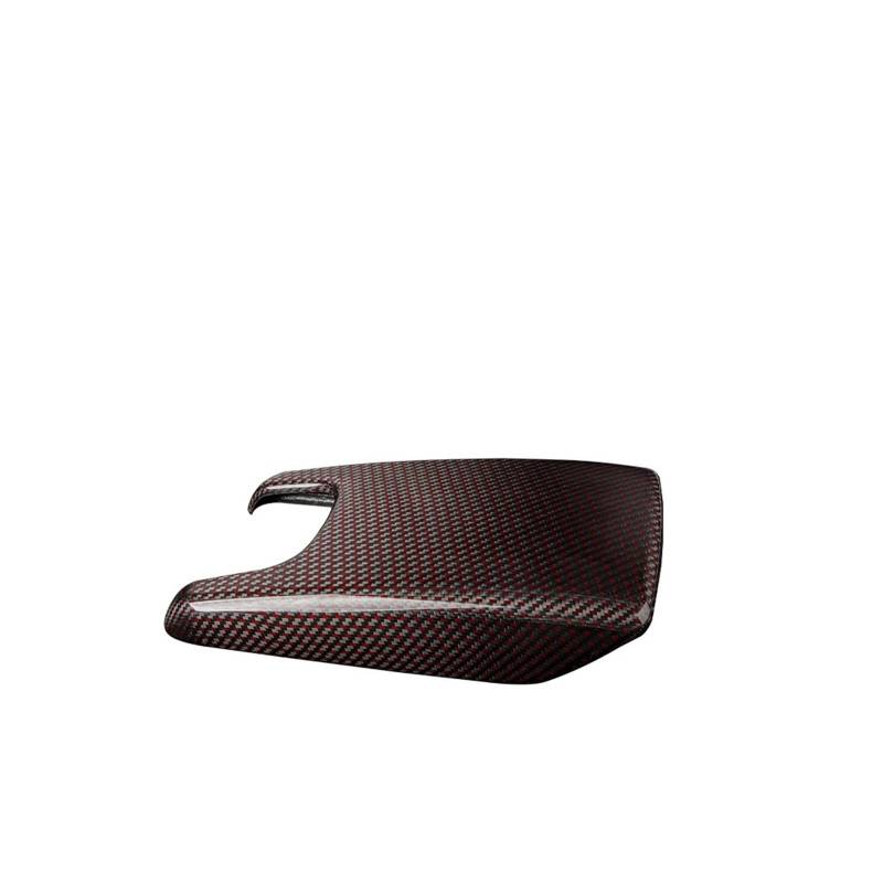 Mittelkonsolen-Abdeckung Für Die 11. Generation Für Civic Für Typ Für R FL5 Für Typer Carbon Fiber Center Console Armlehnenkasten Panel Cover Armlehnenabdeckung Armaturenbrett-Abdeckung(Red Black) von TNTGEBFVBG