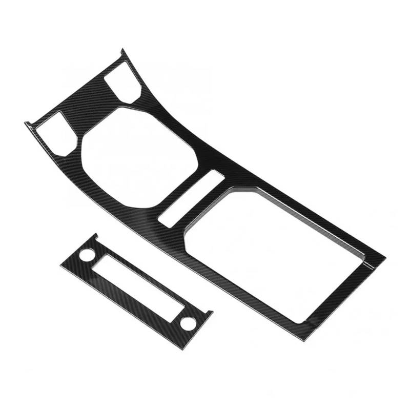 Mittelkonsolen-Abdeckung Für Evoque 2012 2013 2014 2015 2016 2017, 2 Stück Carbon Fiber Center Console Gear Panel Trim Zubehör Armaturenbrett-Abdeckung von TNTGEBFVBG