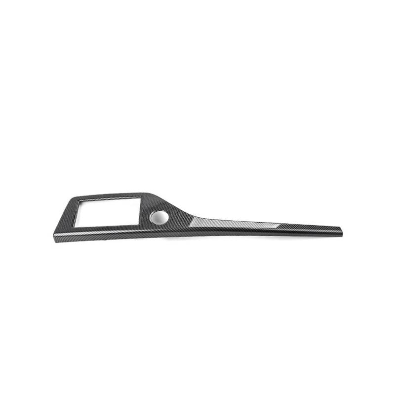Mittelkonsolen-Abdeckung Für Hyundai Für Grandeur Für Azera 2016-2019 LHD Carbon Fiber Holzmaserung Stil Innen Dashboard Navigation GPS Trim Abdeckung Streifen Armaturenbrett-Abdeckung(Carbon Fiber) von TNTGEBFVBG
